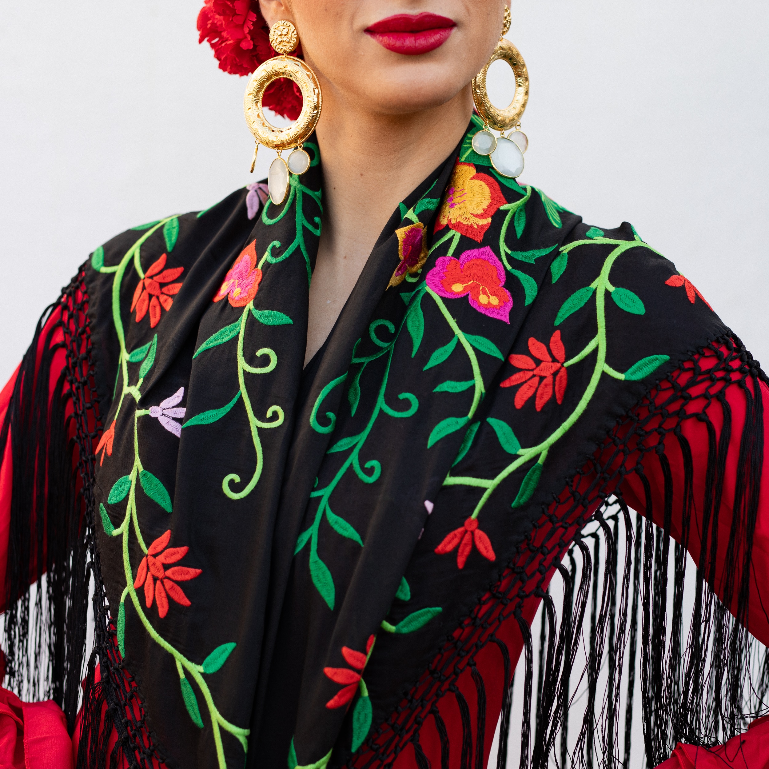 PENDIENTES DE FLAMENCA ALBAIDA - Imagen 3