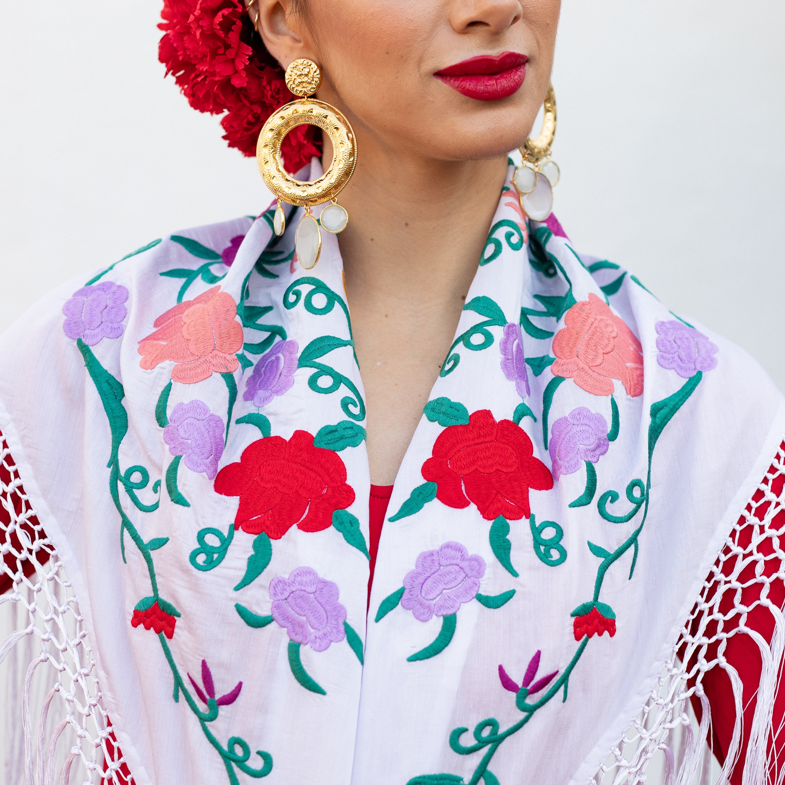 PENDIENTES DE FLAMENCA ALBAIDA - Imagen 2